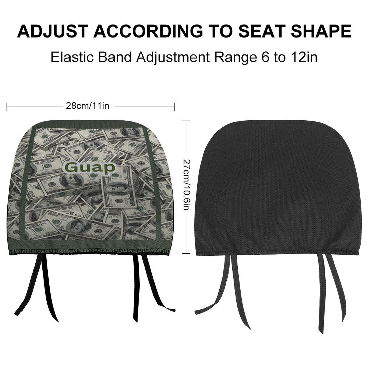 Custom Car Headrest Covers