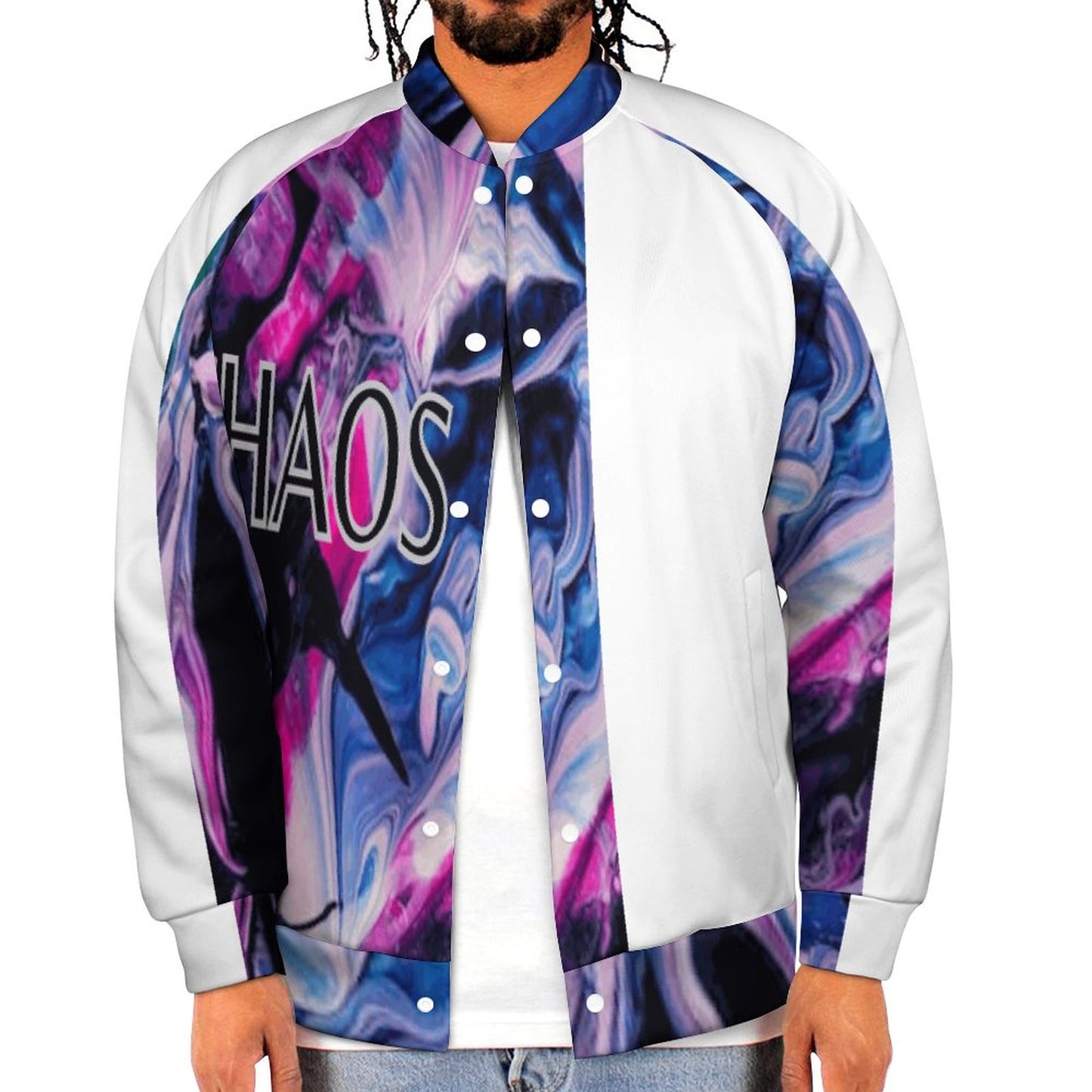 CHAOS Men's Baseball Jacket-XXS-6XL