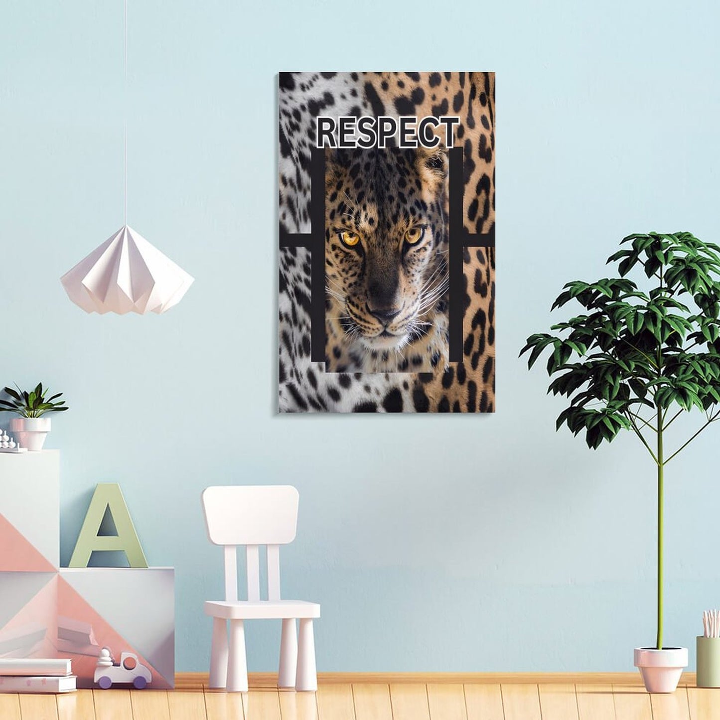 Framed Wooden Poster Hanging (Vertical 2:3)-8x12 inch