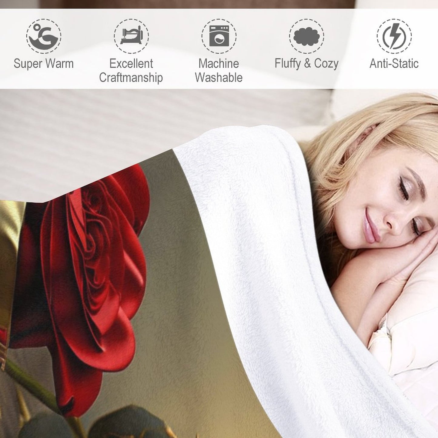 330gsm Flannel Blanket (One-sided Printing)-40"×50"