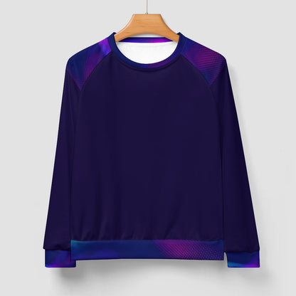 MULTICOLOR Men's Crewneck Raglan Sweatshirt-SMALL-5XL