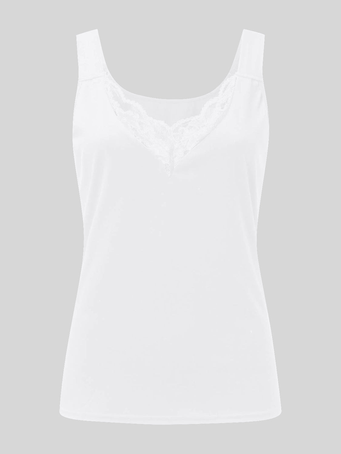Full Size Lace Detail Sweetheart Neck Tank (white/royal blue/black/burgundy/dark gray)-S-3XL