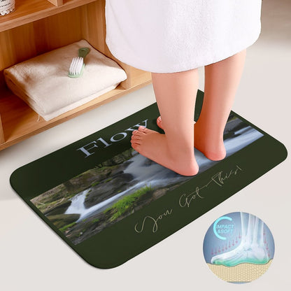 Coral Velvet Restroom Rug Set of 3-15.7"x23.6"/ 40x60cm