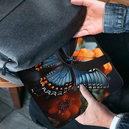 Custom Laptop Case for Your Device-BLUE BUTTERFLY