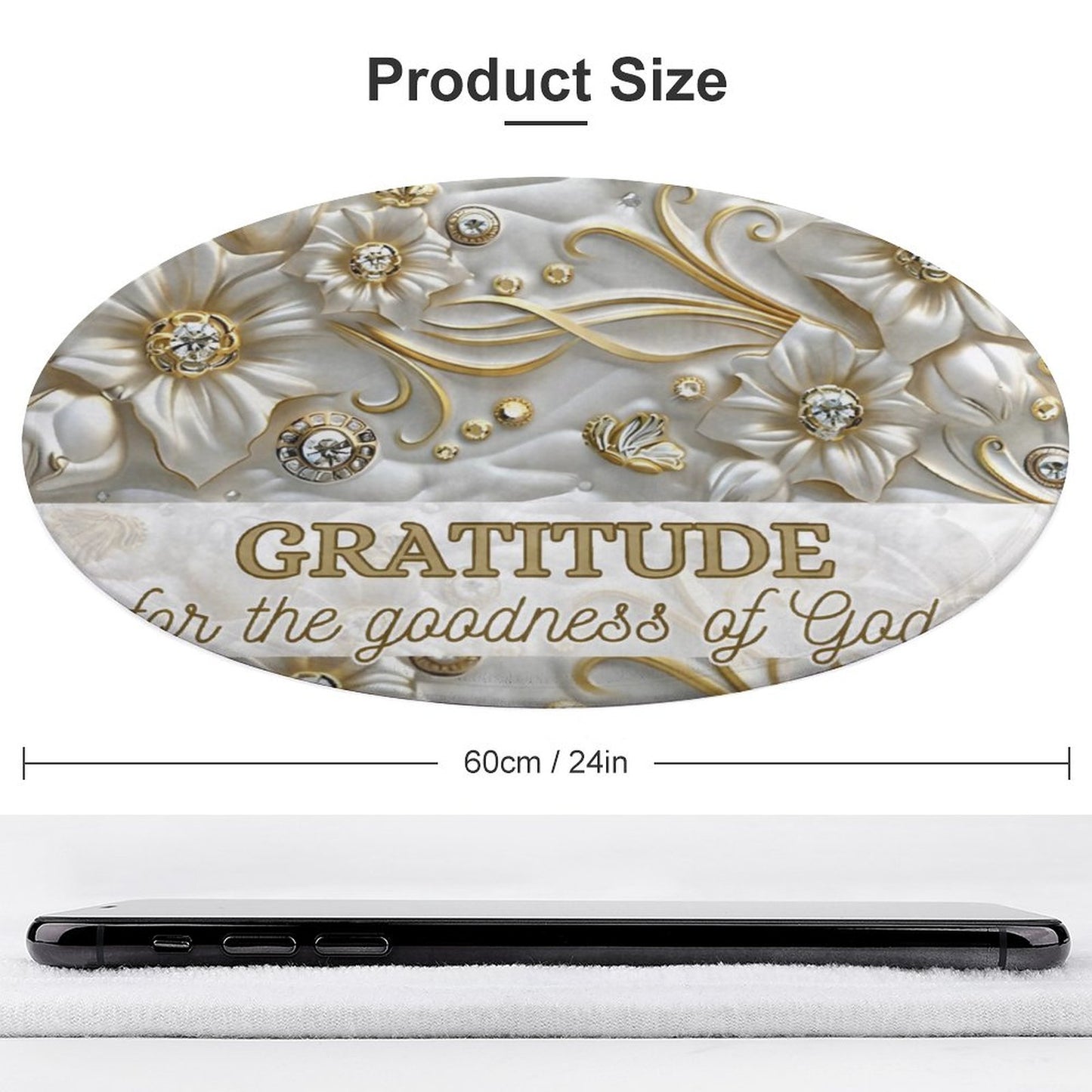 Round Coral Velvet Warm Floor Mat