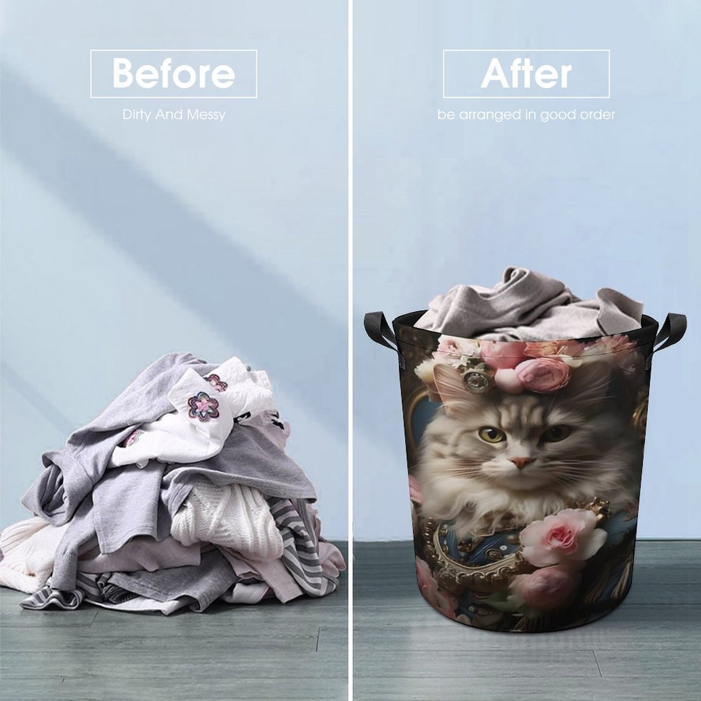 Oxford Collapsible Laundry Basket