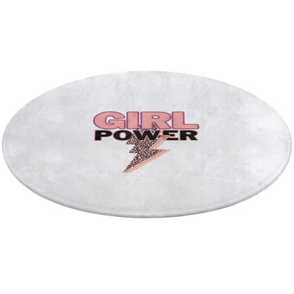 Round Coral Velvet Warm Floor Mat