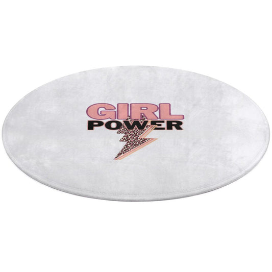 Round Coral Velvet Warm Floor Mat