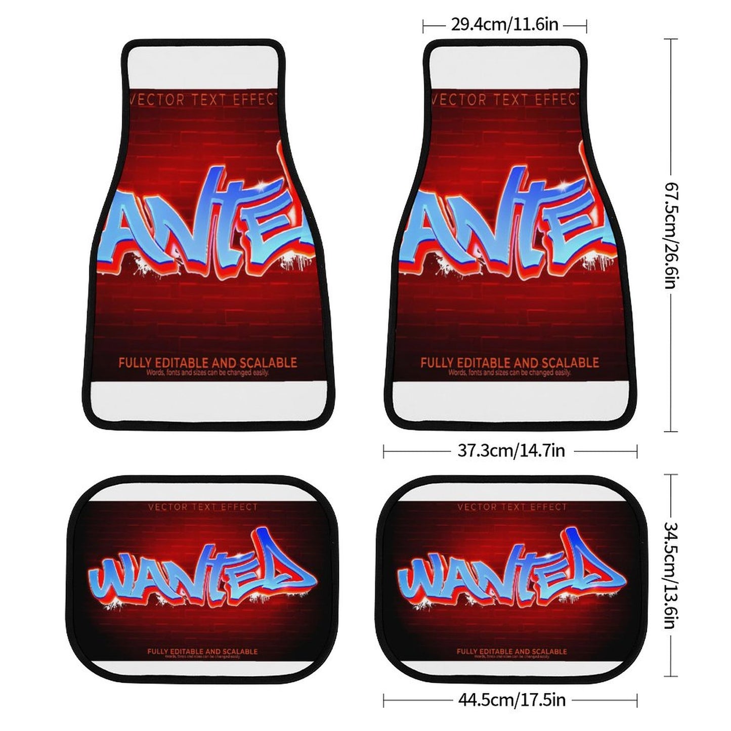 Car Mat Set of 4