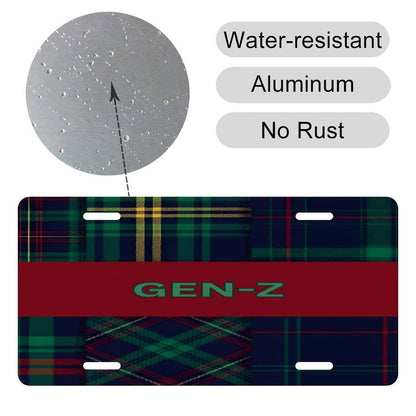 Car License Plate-11.8”x5.9”