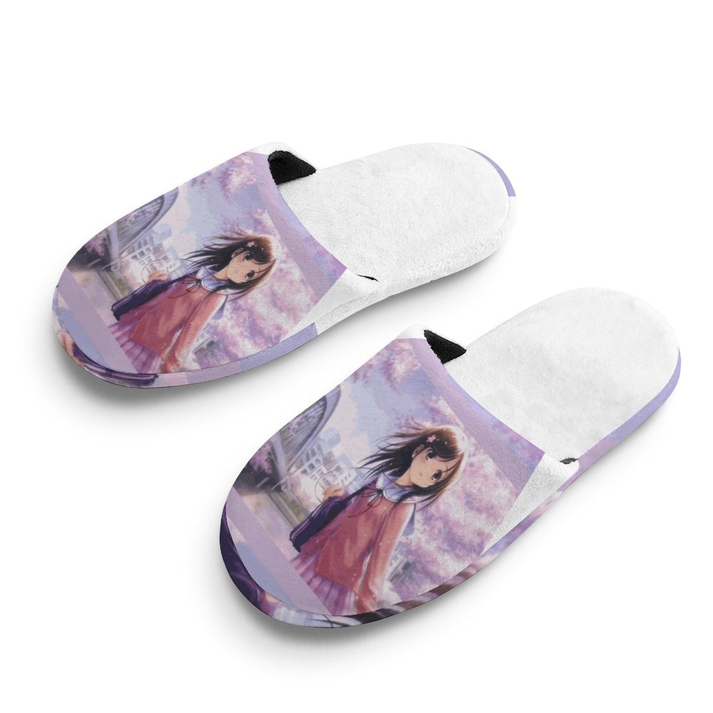 Flannel Children's Cotton Slippers (All-Over Printing)