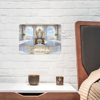Horizontal Personalized Metal Wall Art Tin Sign-5.5"x7.9"/14x20cm