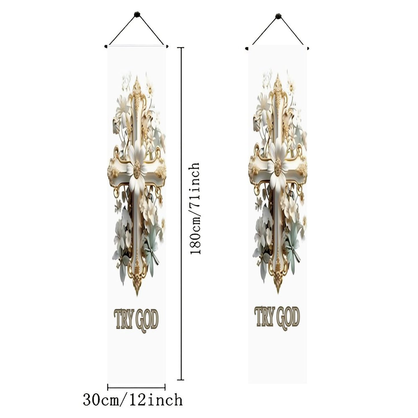 Hanging Door Banners (One-sided Printing)