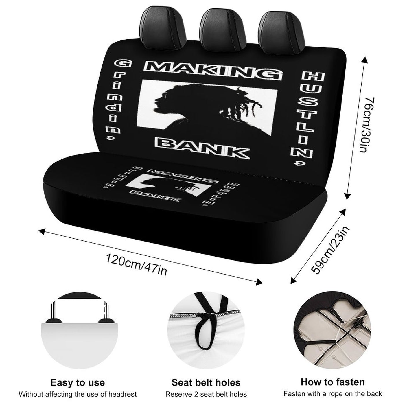 Back Seat Cover for Cars