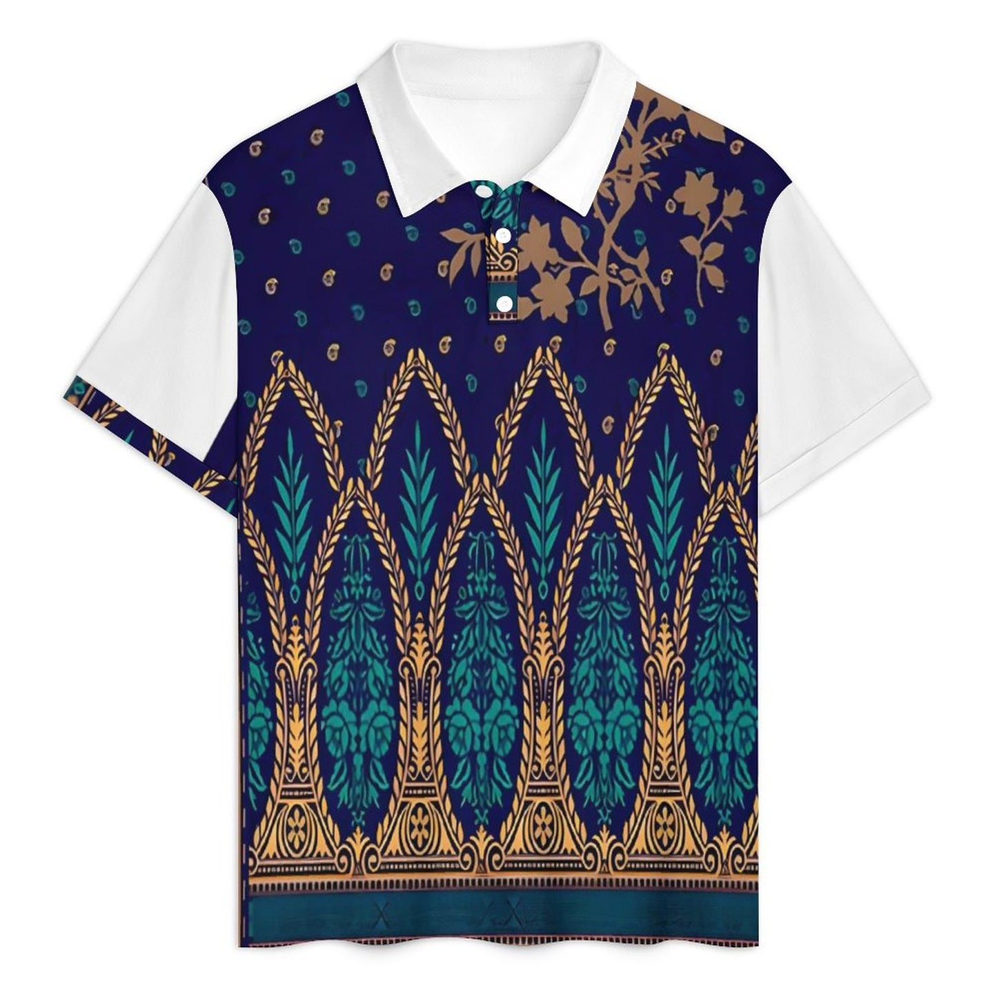 200gsm Short Sleeve Men's POLO Shirt Set A46TZ (All-Over Printing)