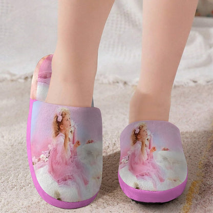 Flannel Children's Cotton Slippers (All-Over Printing)