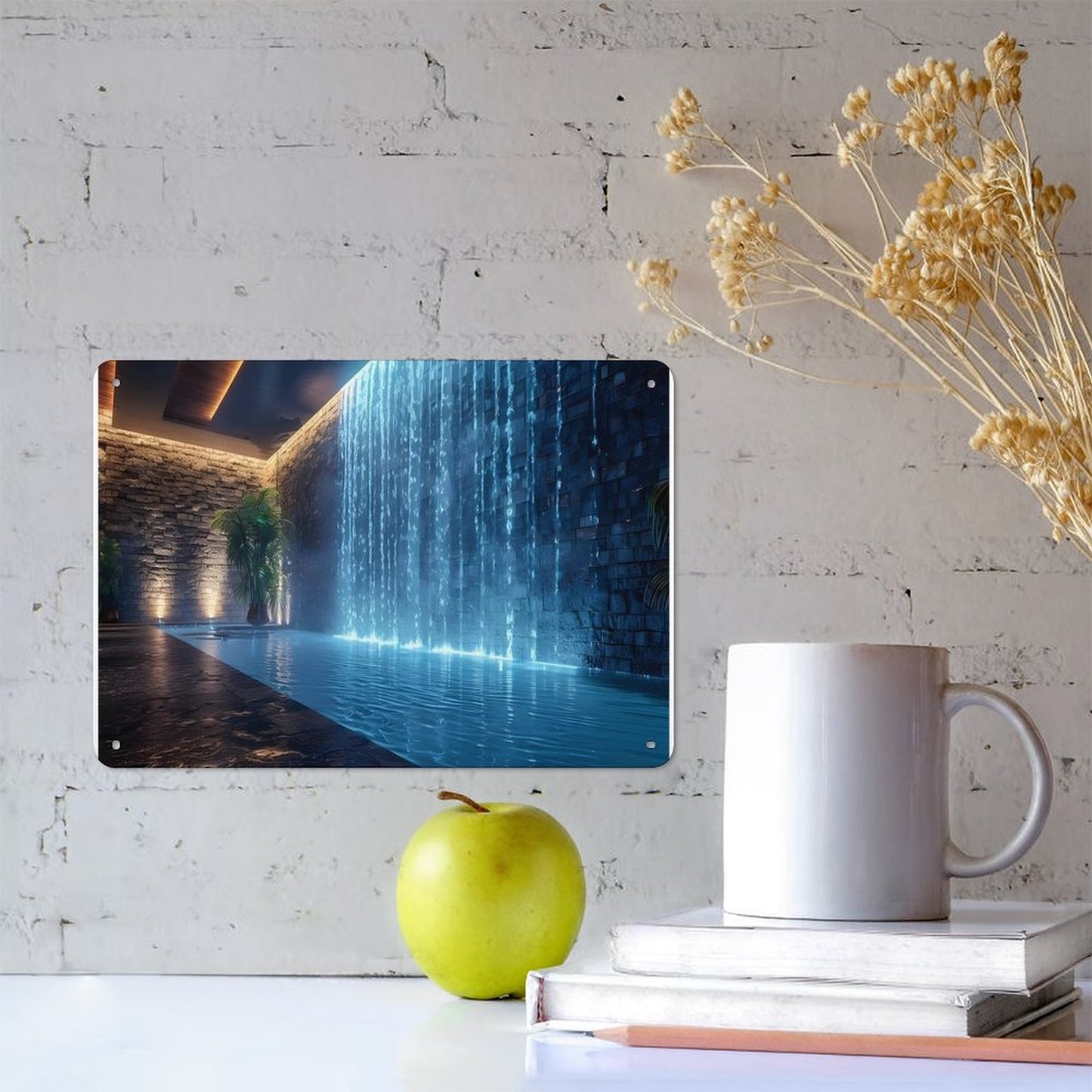 Horizontal Personalized Metal Wall Art Tin Sign-5.5"x7.9"/14x20cm