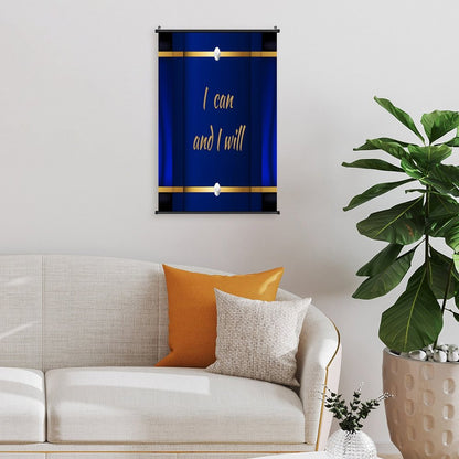 Canvas Hanging Poster with Scrolls-16"x24"/ 40x60cm