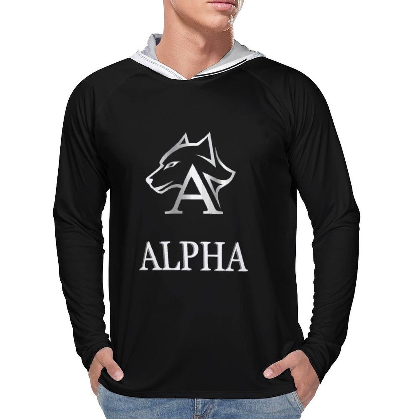 Men's Long Sleeve Hoodie NZ145 (All-Over Printing)