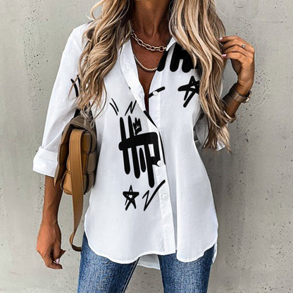 Women's Irregular Shirt B648 (All-Over Printing)