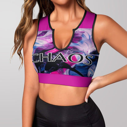 CHAOS Yoga Tank Top (pink)-SMALL-2XL