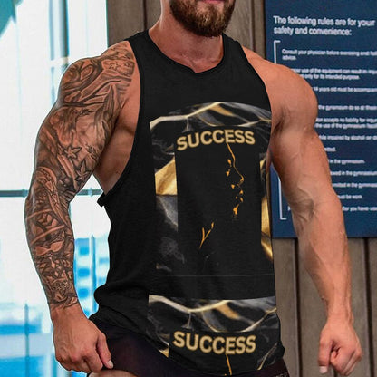 Men's Next Level Tank Top BKREV1 (All-Over Printing)