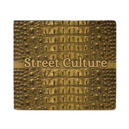 STREET CULTURE Alligator Leather Card Holder Wallet