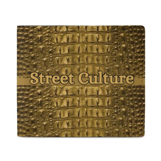 STREET CULTURE Alligator Leather Card Holder Wallet