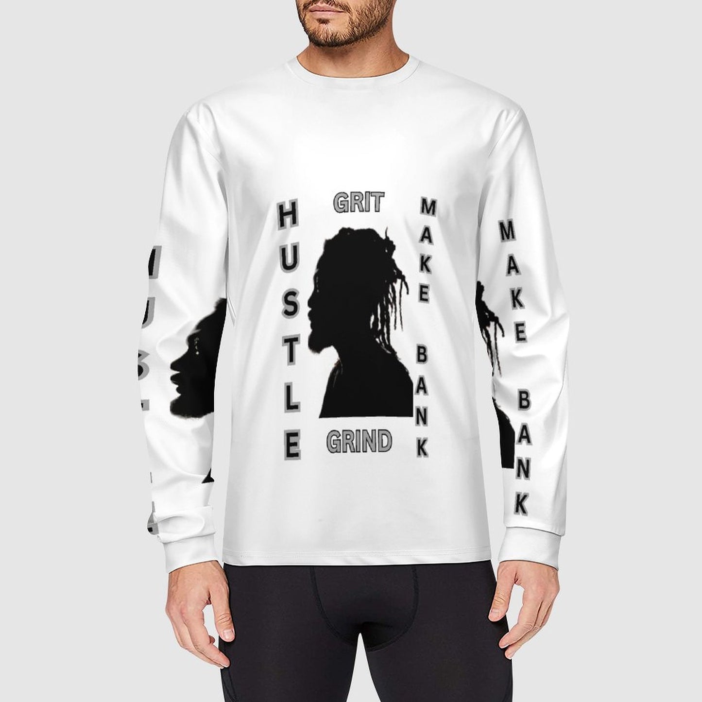 Men's Workout Top Long Sleeve DS017 (All-Over Printing)
