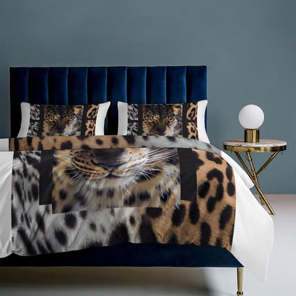 3-Piece Bedding Set-102"x90"/ 259x229cm (Dual-sided Printing)