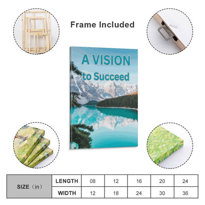 Framed Wooden Poster Hanging (Vertical 2:3)-8x12 inch