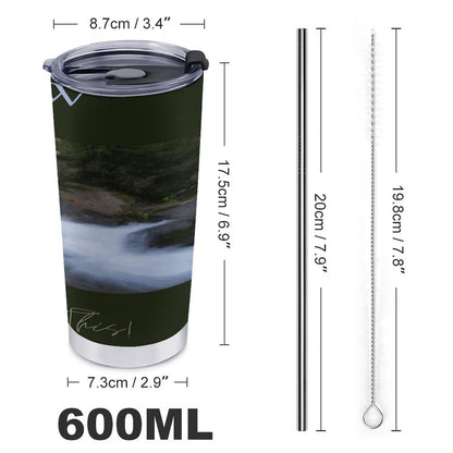 Car Travel Mug Set with Cleaning Kit (590ml/20oz)