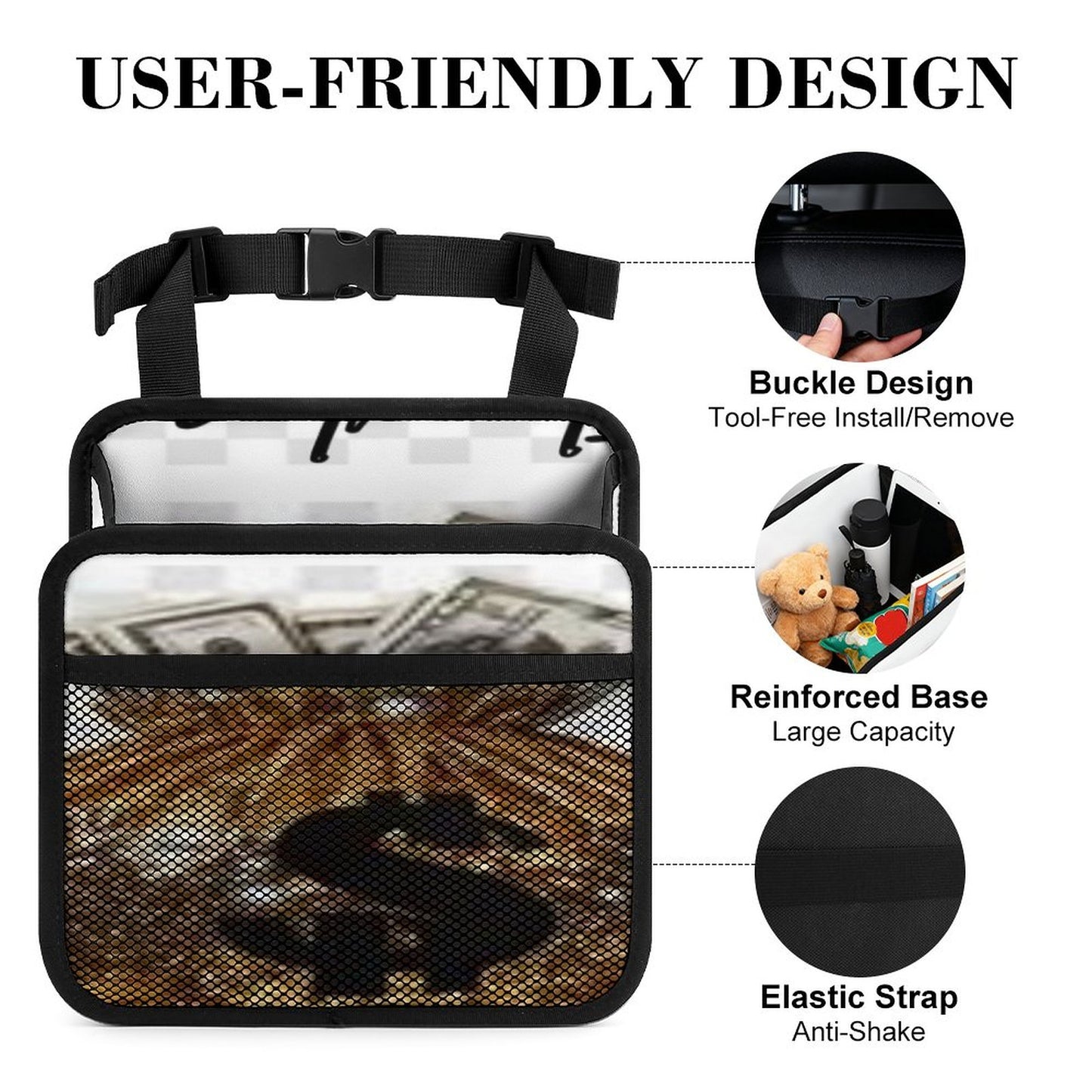 Car Seat Storage Bag(All-Over Printing)