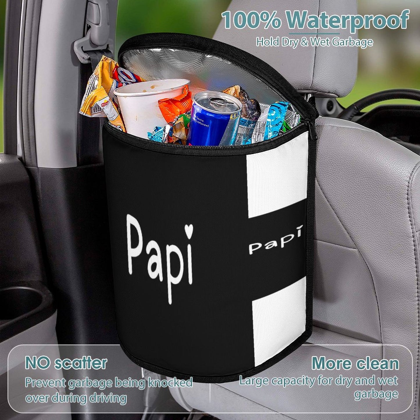 Collapsible Car Trash Bin