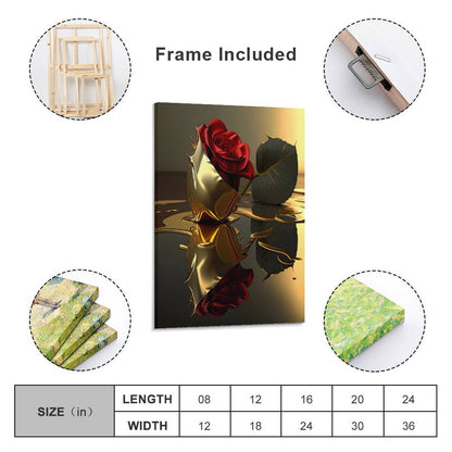 Framed Wooden Poster Hanging (Vertical 2:3)-8x12 inch