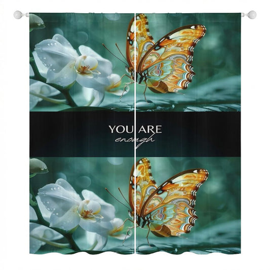 Sheer Curtain-YOU ARE ENOUGH