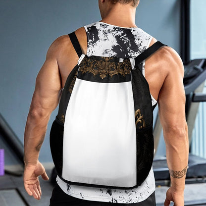 Waffle Cloth Sprots Drawstring Bag (Multi-Sites)