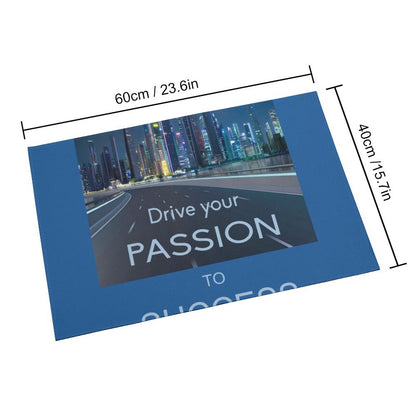 Crystal Velvet Bedroom Floor Mat