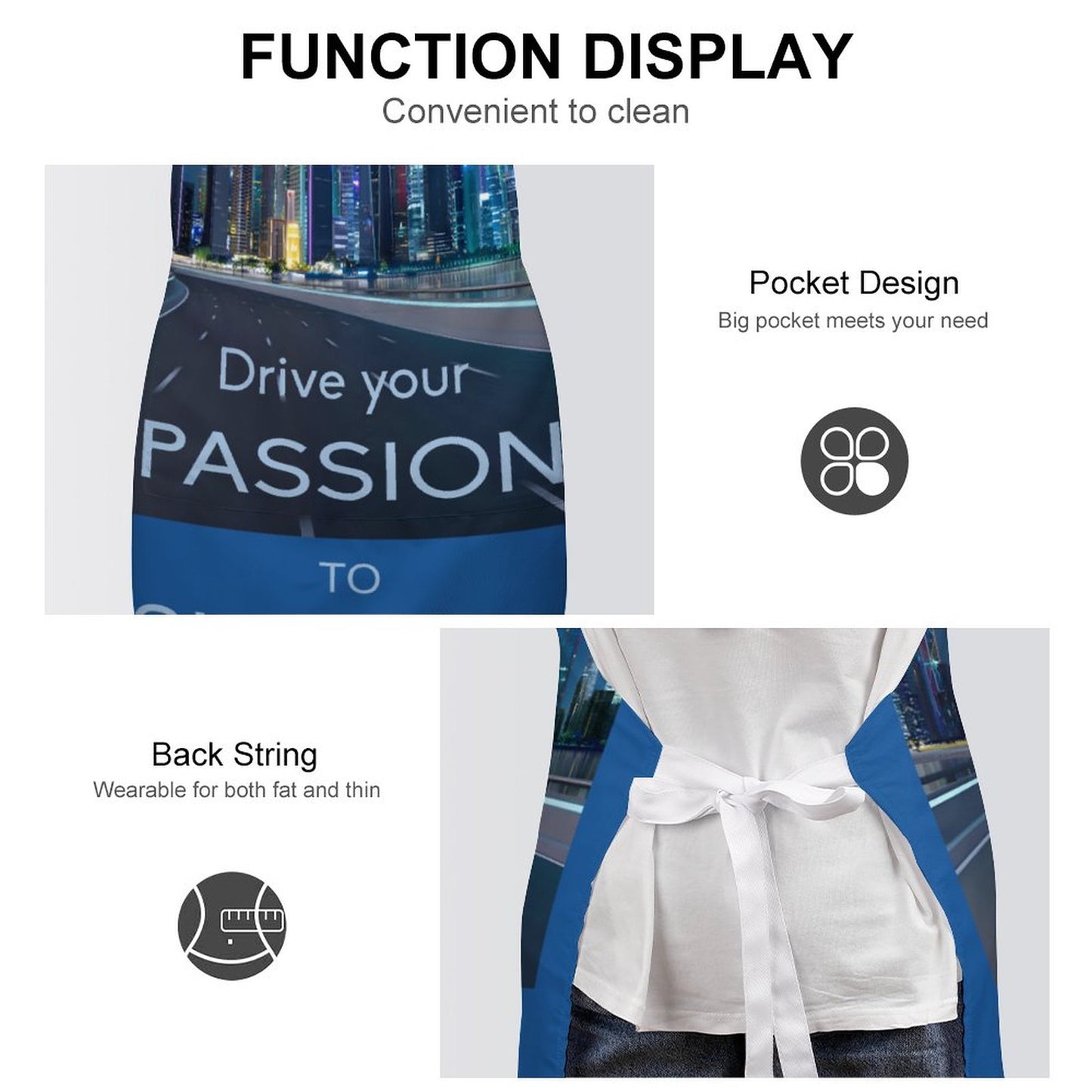 Adult Apron with Pocket