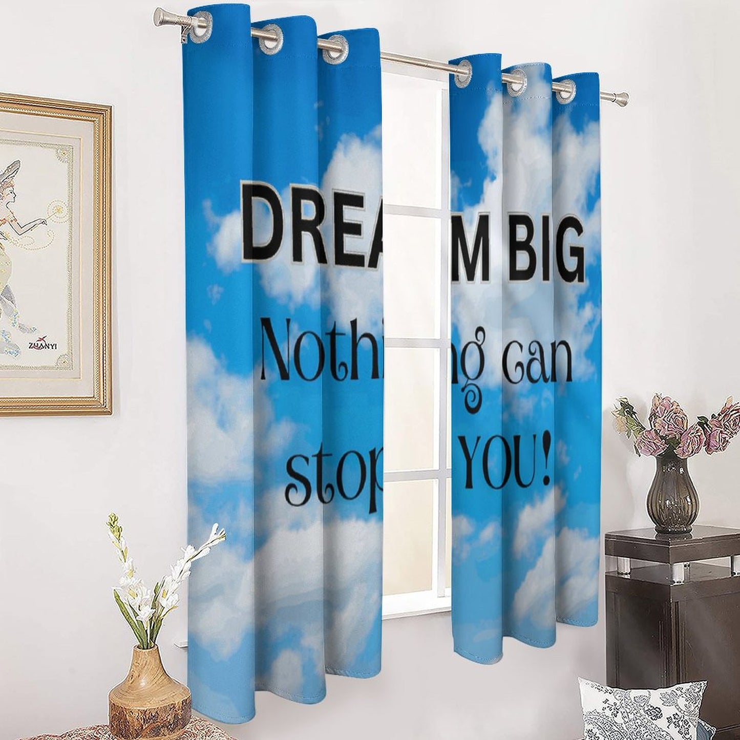 Grommet Curtain-52"x72"/ 132x183cm