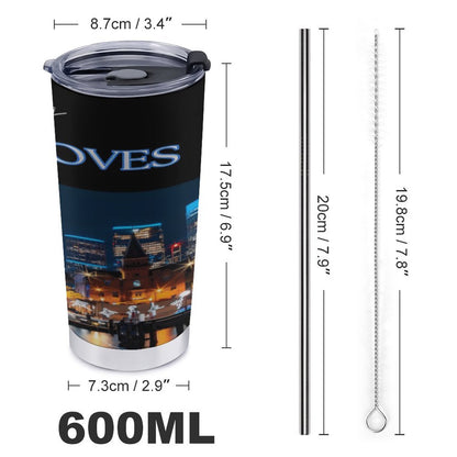 MAKING POWER MOVES Car Travel Mug Set with Cleaning Kit