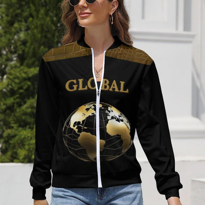Women's Zipper Jacket LLJK (All-Over Printing)
