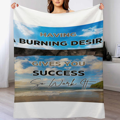280gsm Flannel Blanket-40"x50" (Dual-sided Printing)