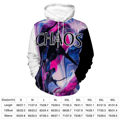 CHAOS Hoodie with Double-layer Cap-SMALL-6XL