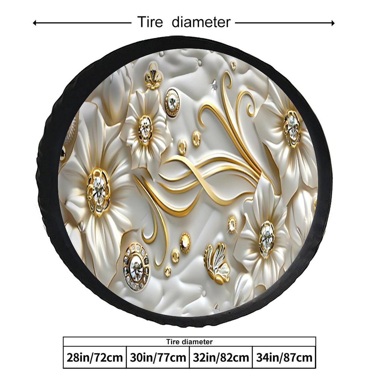 Leather Tire Cover(One-sided Printing)