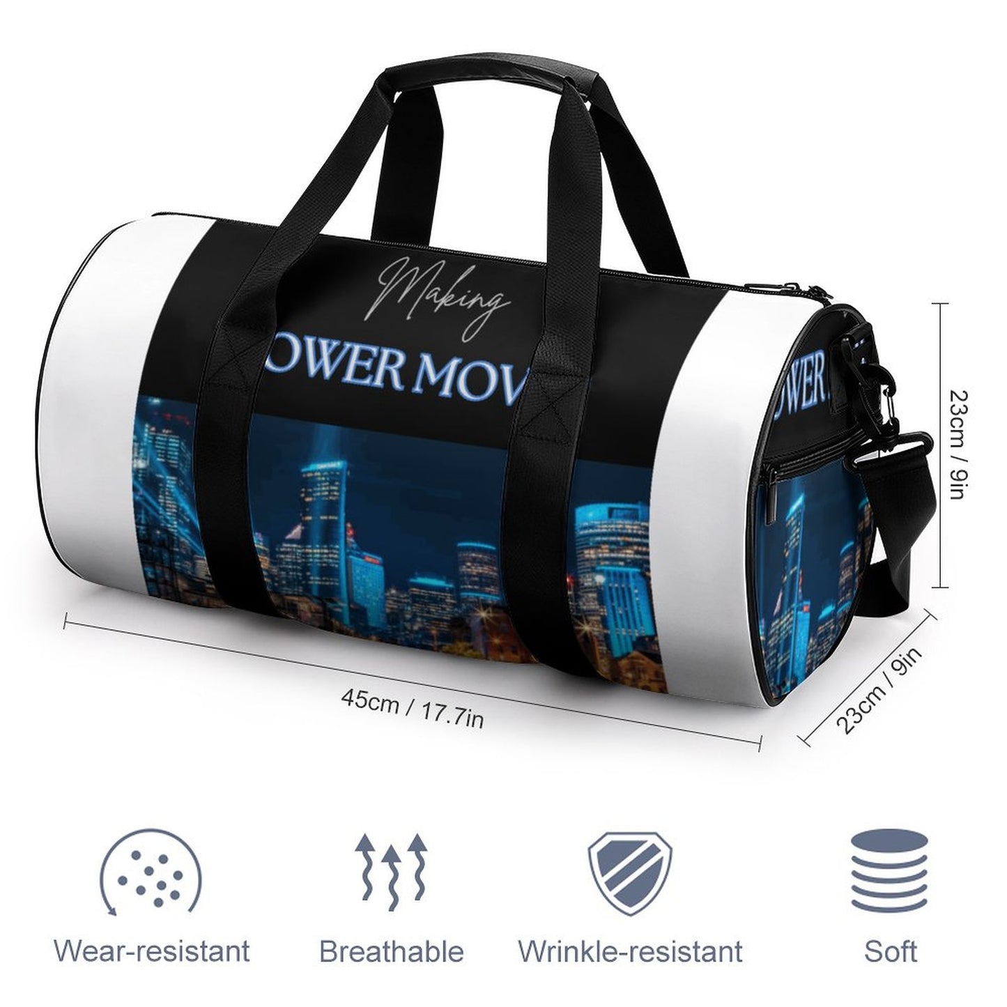 Foldable Duffel Gym Bag Q006