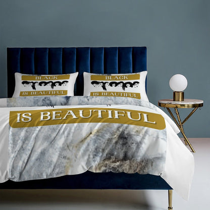 3-Piece Bedding Set-102"x90"/ 259x229cm (Dual-sided Printing)