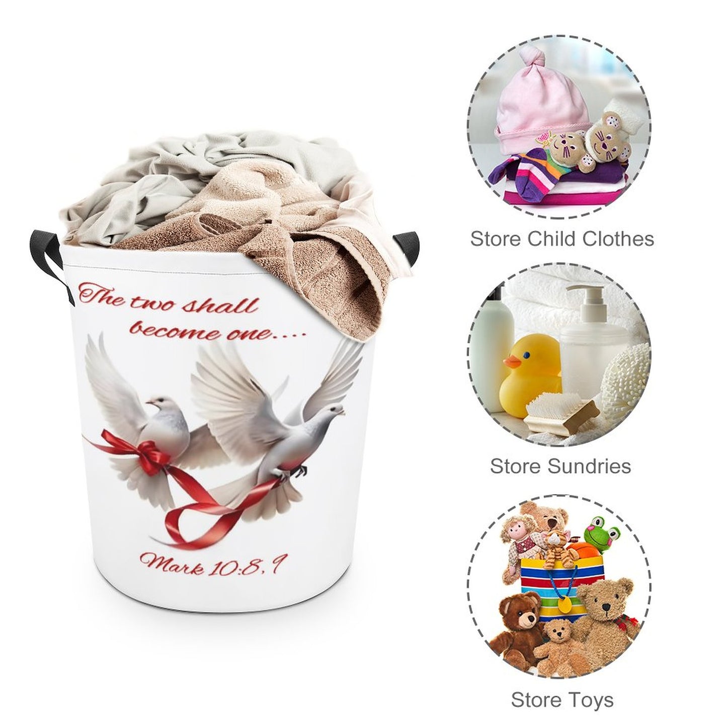 Oxford Collapsible Laundry Basket