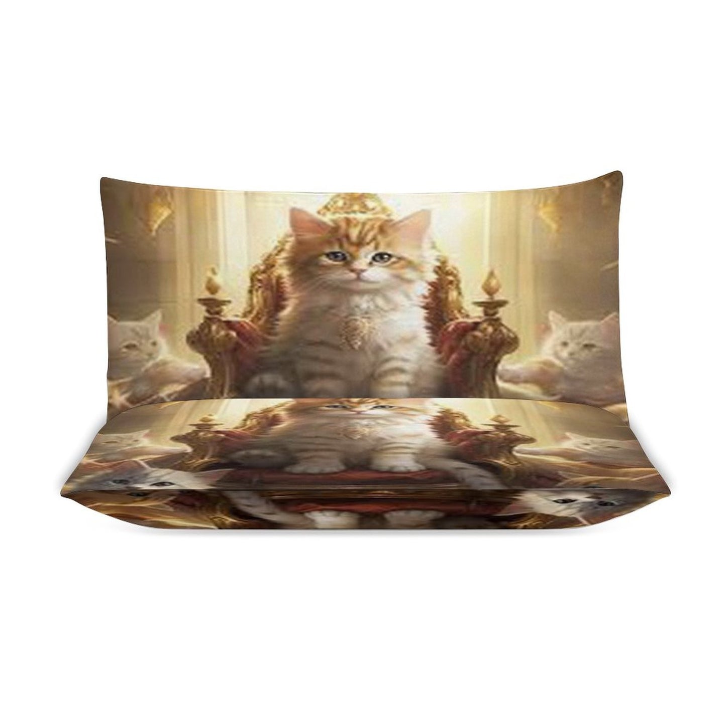 3-Piece Bedding Set-86"×70"/ 218×177cm (Dual-sidede Printing)