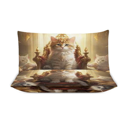 3-Piece Bedding Set-86"×70"/ 218×177cm (Dual-sidede Printing)